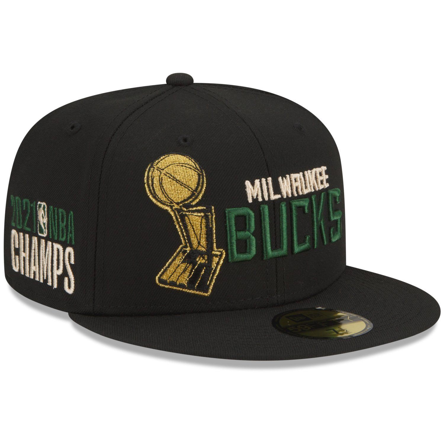 New Era Fitted Cap 59Fifty NBA CHAMPIONS Milwaukee Bucks günstig online kaufen