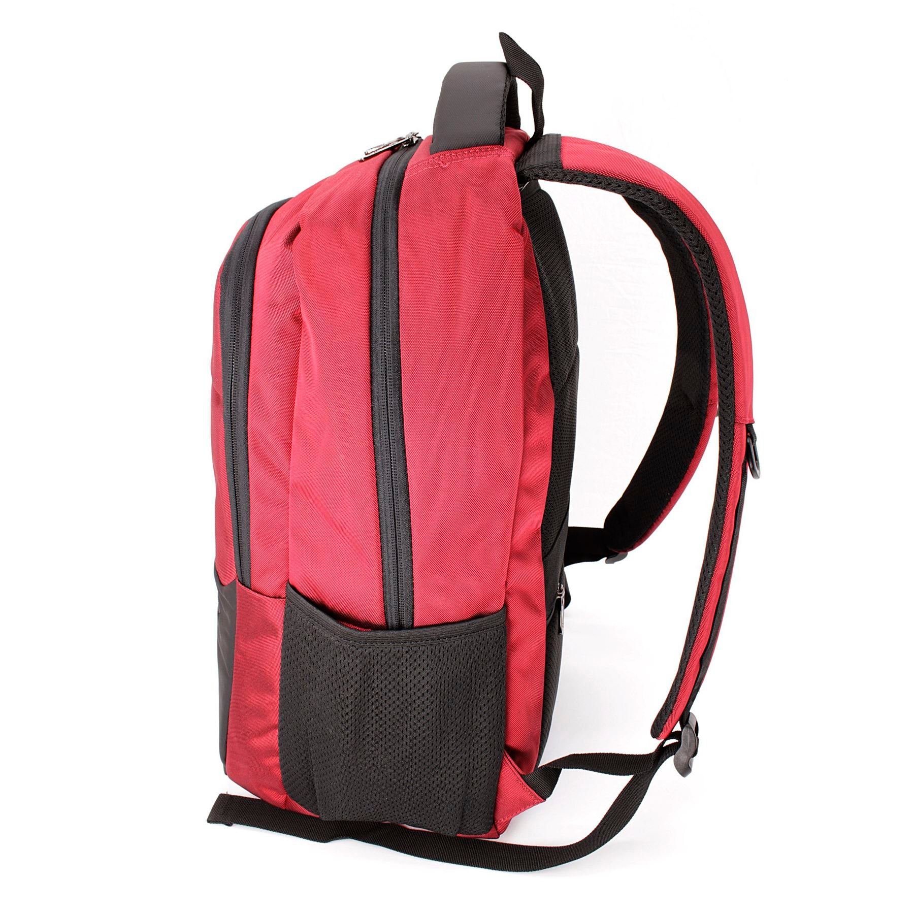 SHG Backpack (rot), Notebook_Rucksack 15,6" Laptoprucksack Sportrucksack Freizeitrucksack Cityrucksack Schulrucksack