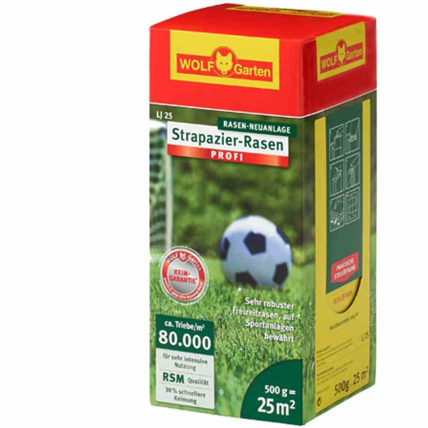 Pflanzgranulat Rasensamen Loretta LJ25 für ca. 25 Quadratmeter