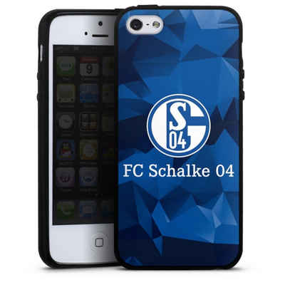 DeinDesign Handyhülle Schalke 04 Camo, Hülle FC Schalke 04 Muster Offizielles Lizenzprodukt