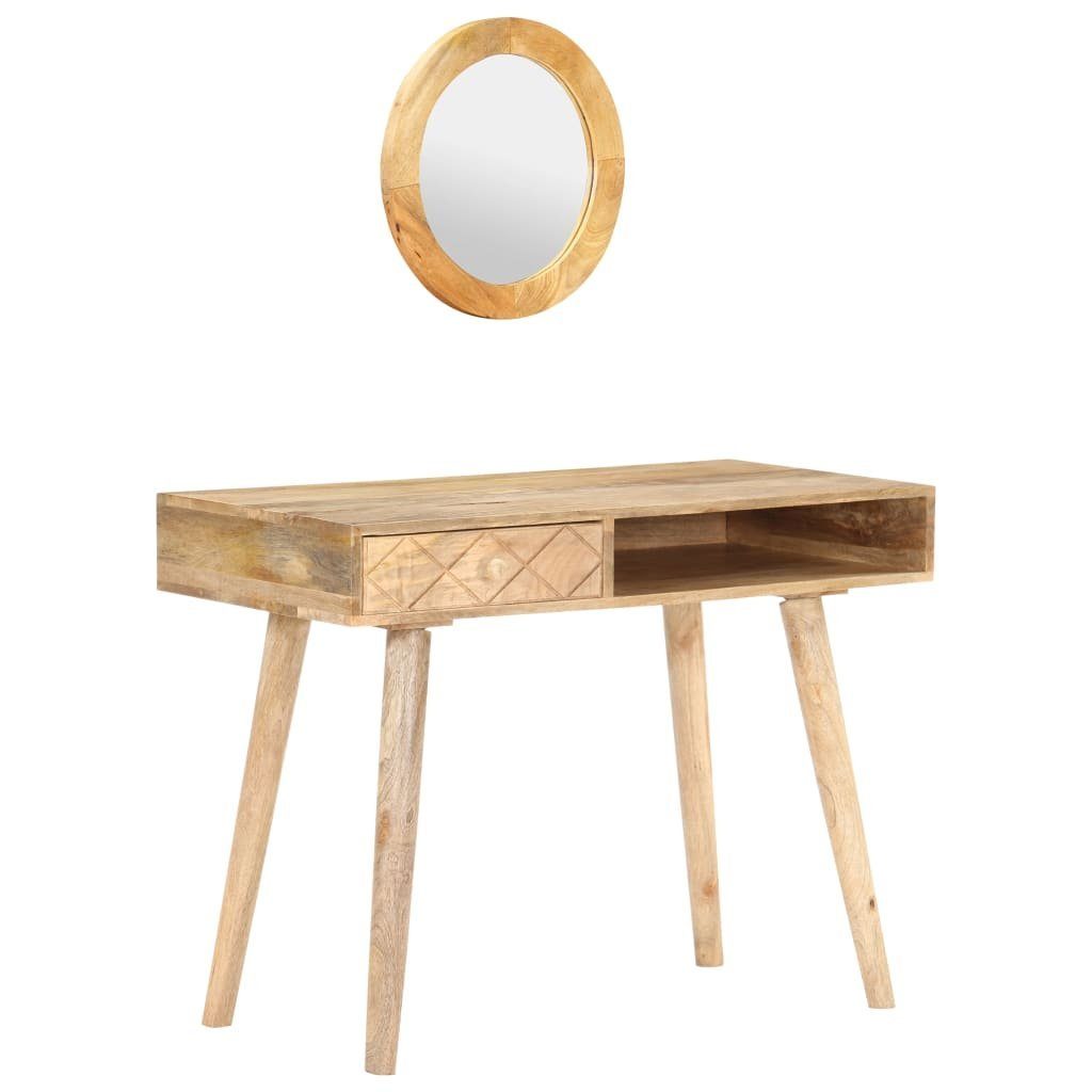 vidaXL Schminktisch Schminktisch 100x50x76 cm Massivholz