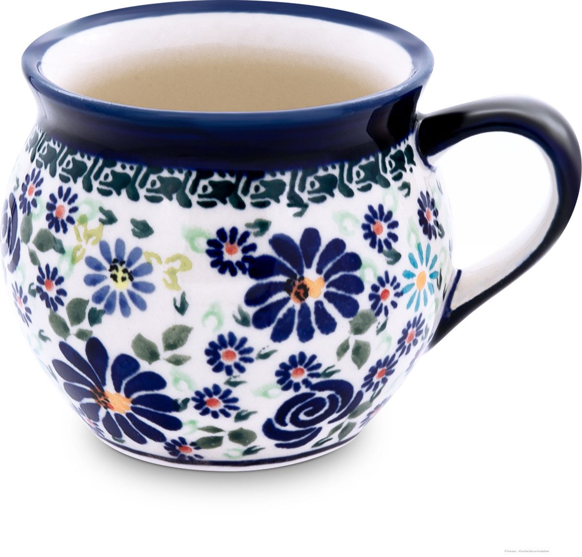 Bunzlauer Keramik Кружки Bunzlauer Keramik 320ml Kugelbecher, runder Böhmischer Кружки DekDU126, Keramik