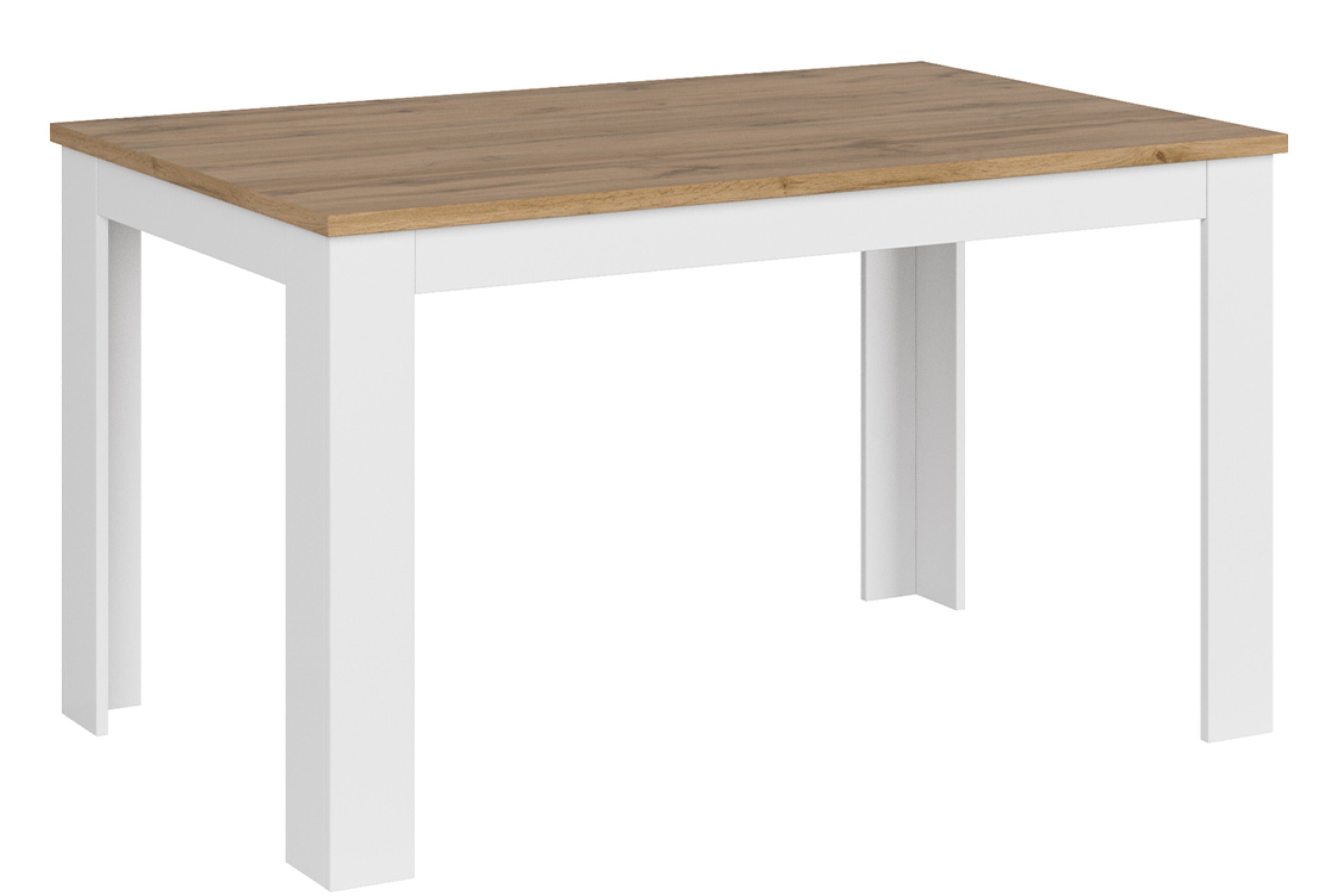 KONSIMO® Esstisch DAMINO Klappbarer Esstisch, ausklappen, zeitloses Design