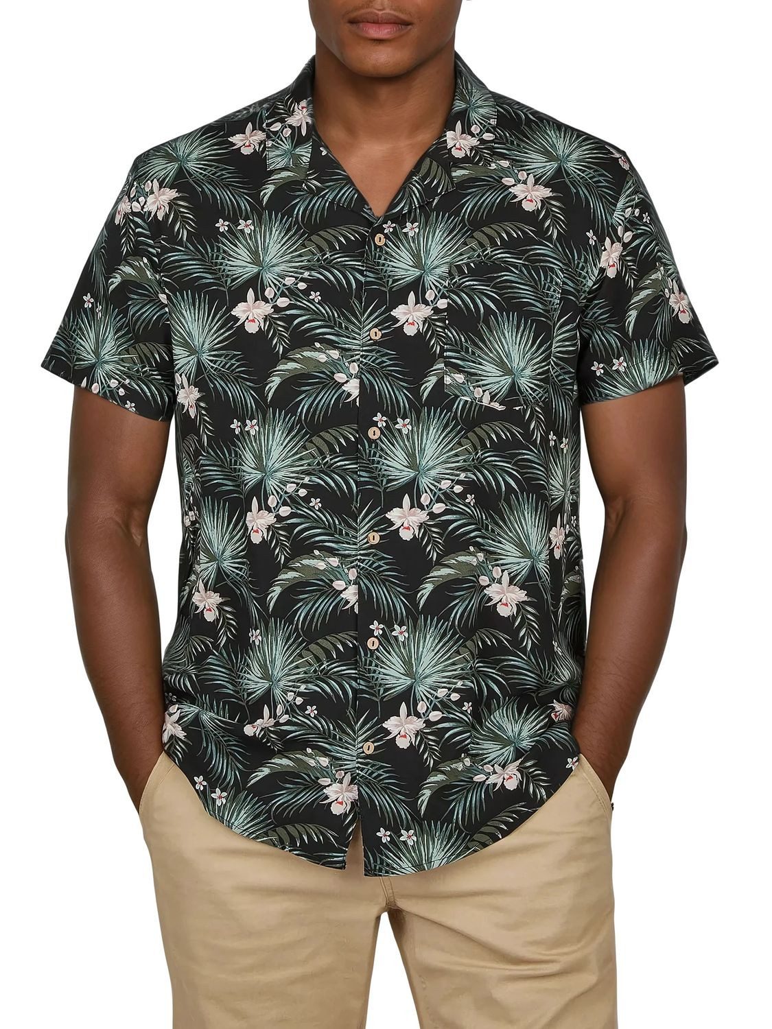 riverso Hawaiihemd Herren Sommerhemd RIVMick Regular Fit (1-tlg)