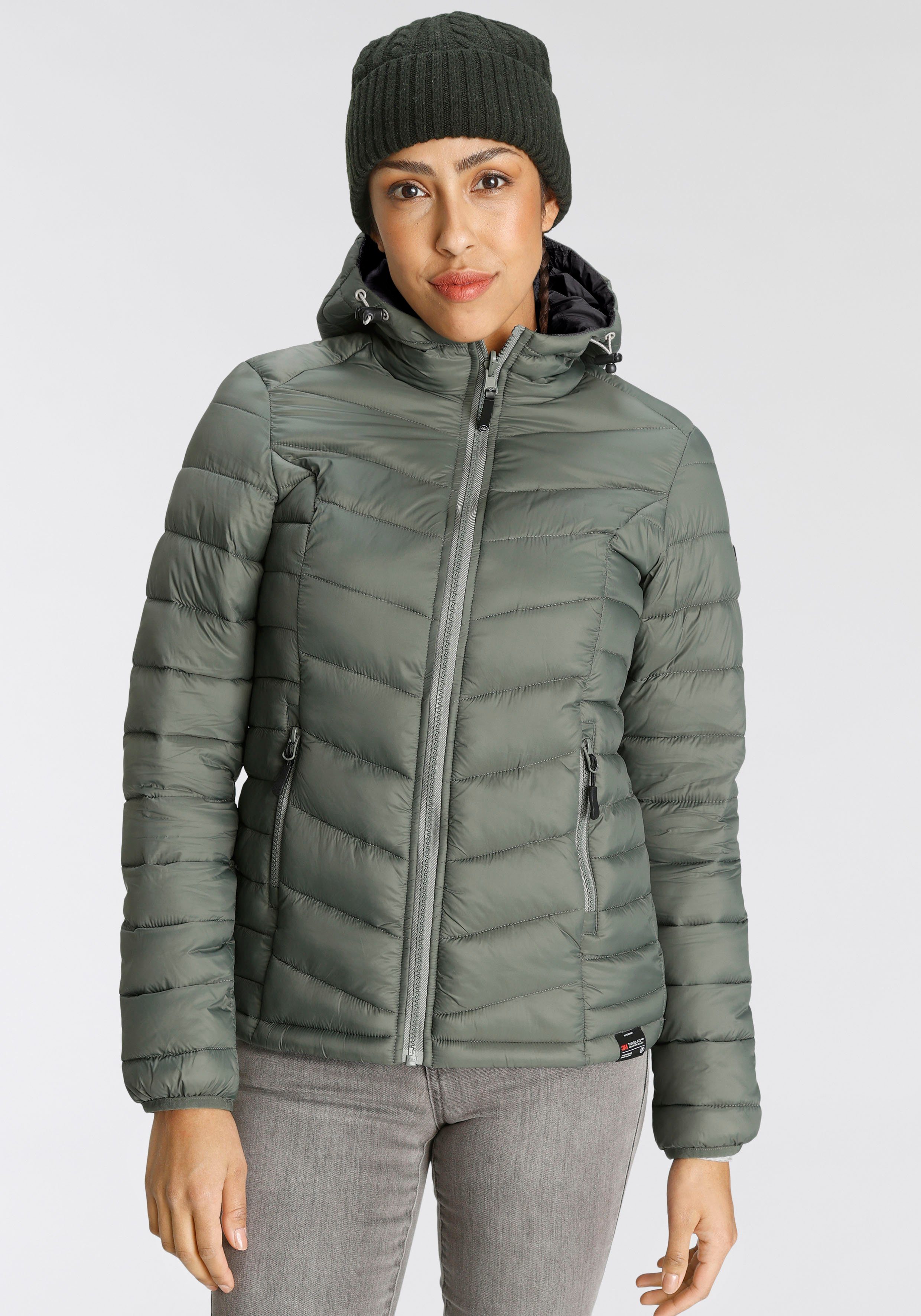 Polarino Steppjacke khaki