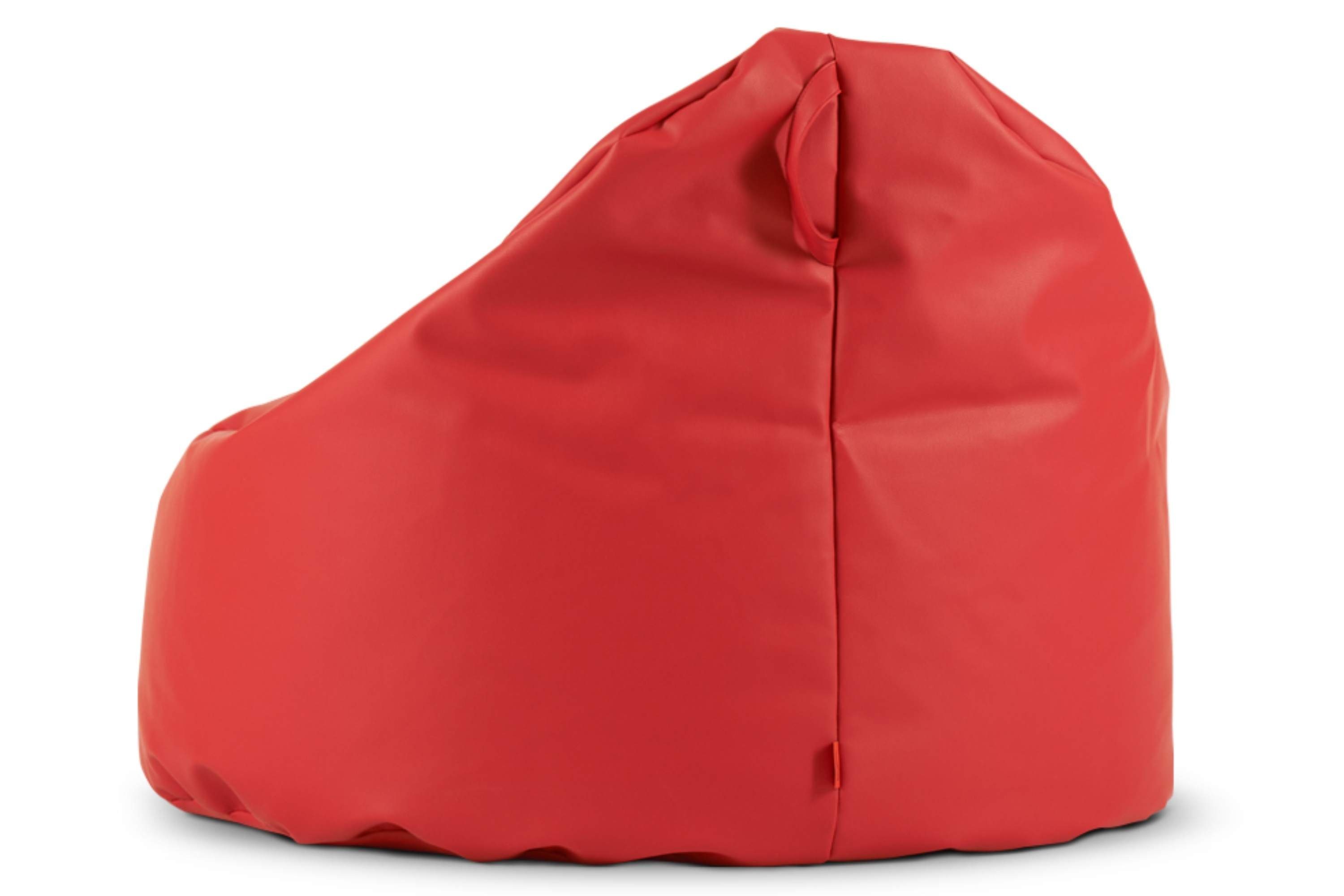 rot Polystyrolkugeln Sitzpouf, Sitzhocker Design mit zeitloses gefüllt, COSMO Konsimo Sitzsack