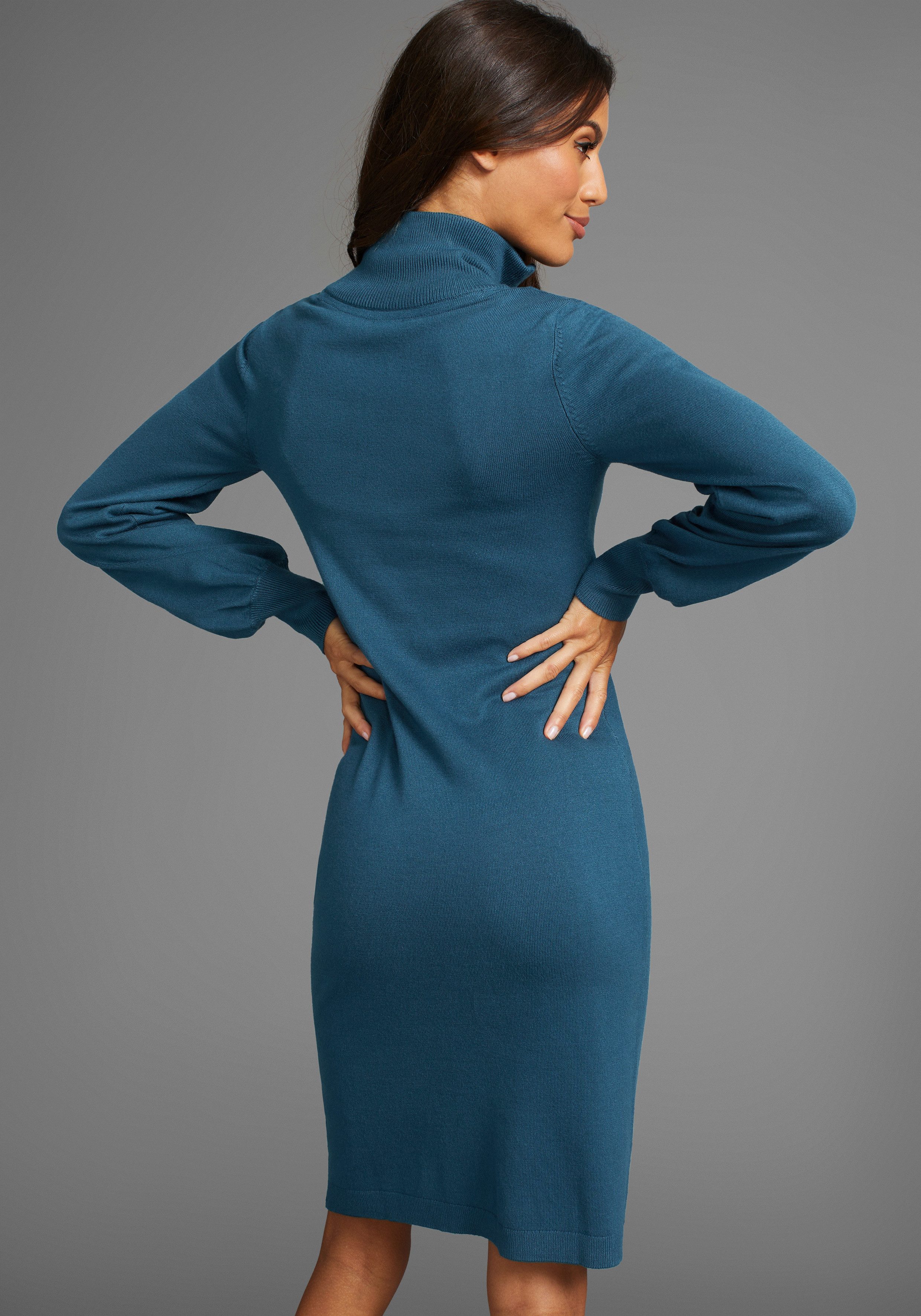 Laura Scott Strickkleid kurzes Kleid, femininer günstig online kaufen