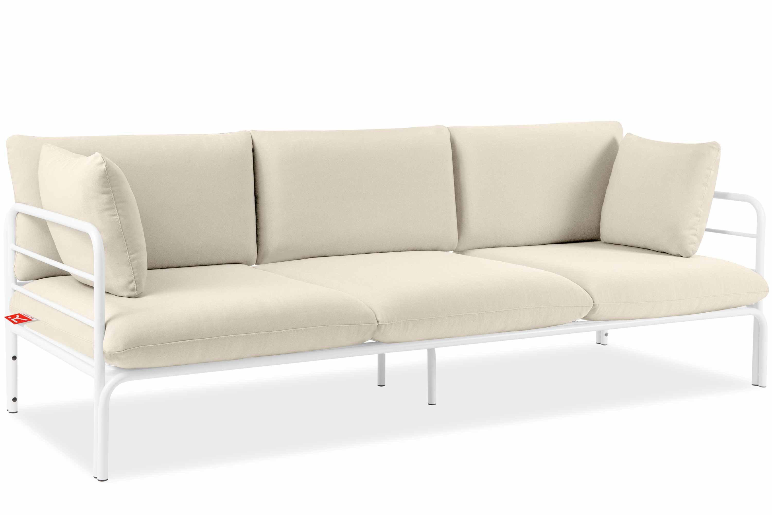 KONSIMO® Loungesofa RAMBE Sofa 3-Personen, Gartensofa, Gewicht: 37 kg