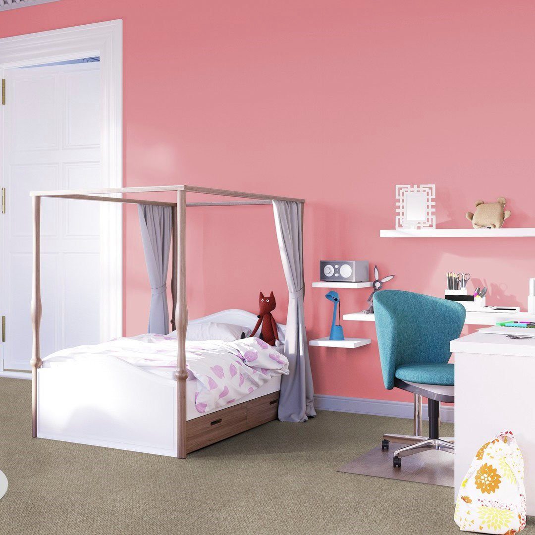 rechteckig, Schlafzimmer, 1091 Teppichboden mm, Schlingenteppich Kinderzimmer, (Metro), 6,3 400/500 Passion cm beige Wohnzimmer, Breite Höhe: hell-braun Vorwerk,