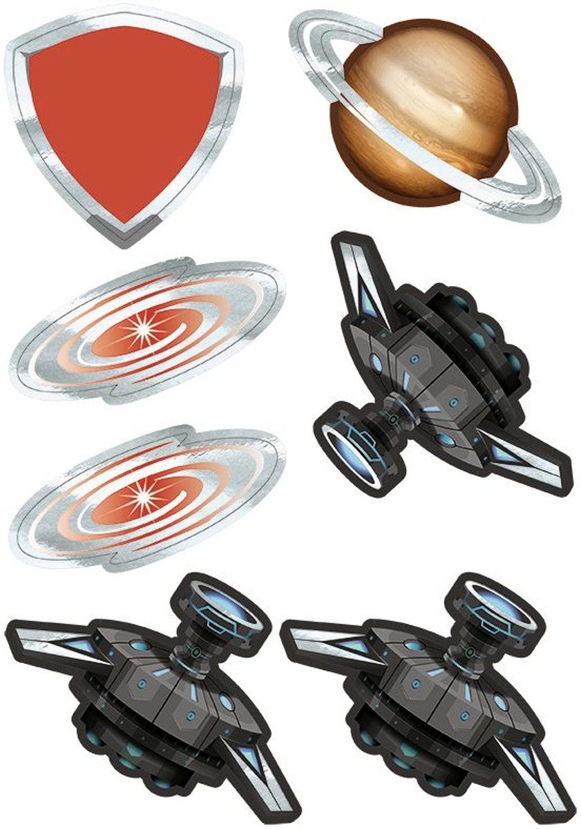 Ursus - Ludwig Bähr Schultüte Deko-Set für Schultüten easy line Spaceship