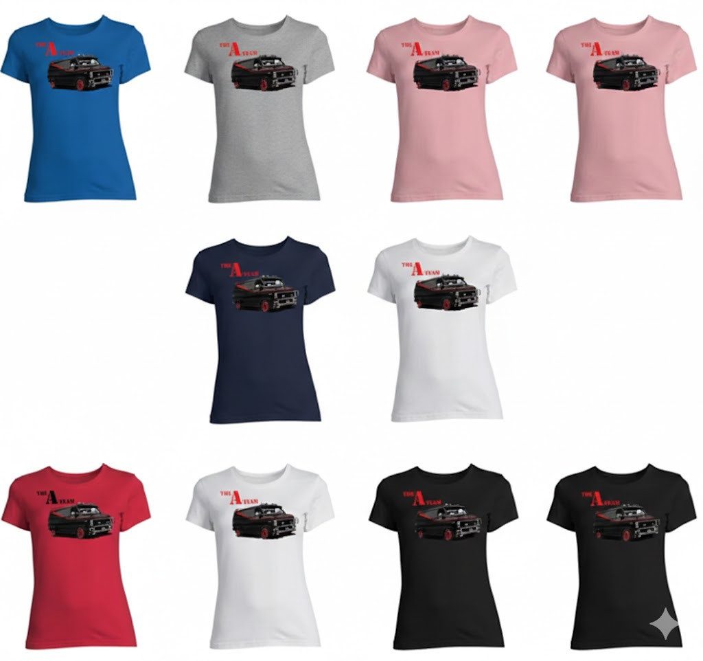 T-Shirt Damen A Team Van Murdock Hannibal Mr.T