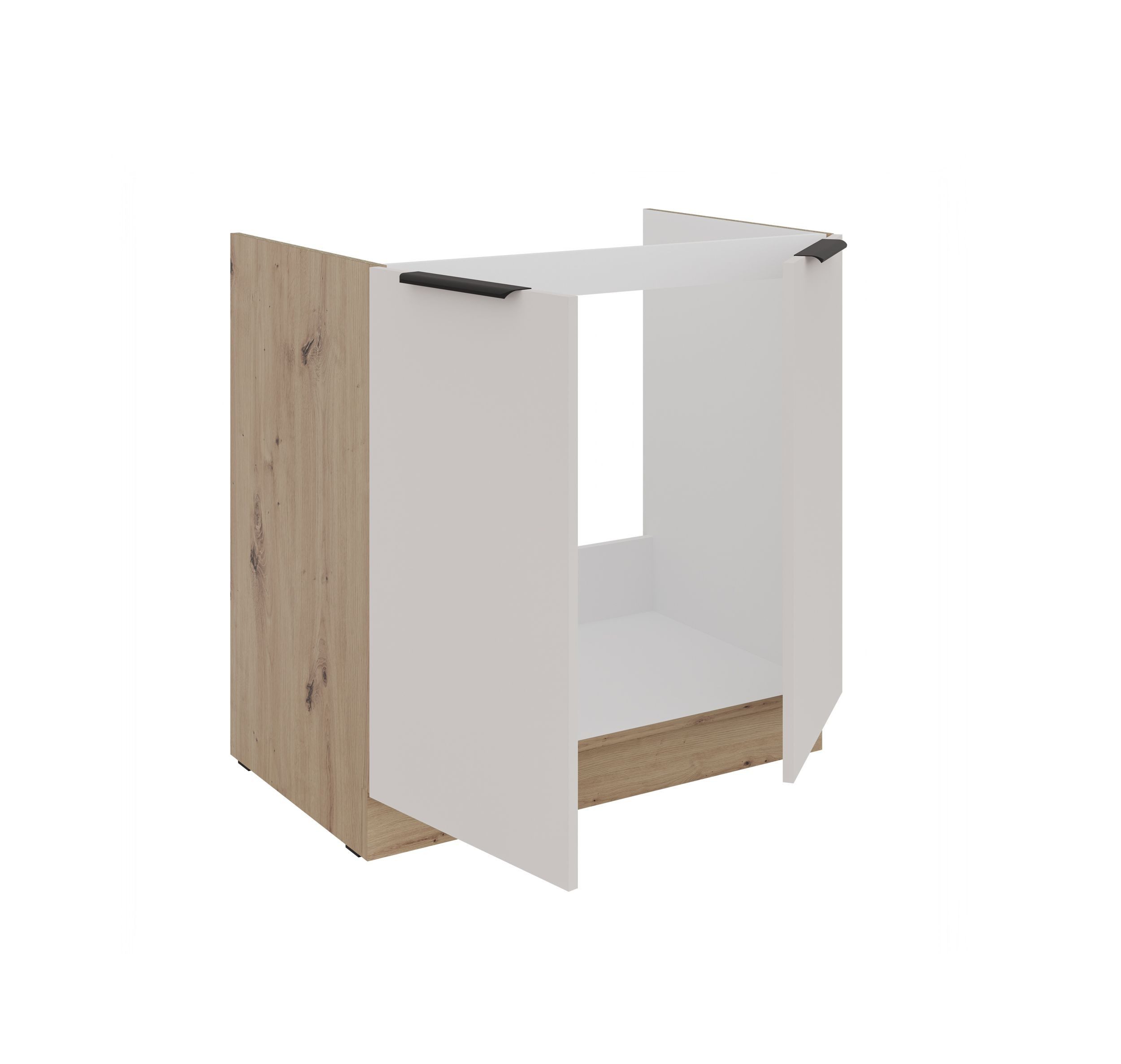 Küchen-Preisbombe Spülenunterschrank 80 cm Küche SOLANO Kaschmir beige Küch günstig online kaufen