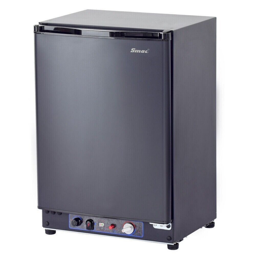 Smad Table Top Kühlschrank DSG-60B1E-2, 67.5 cm hoch, 46 cm breit, Gas-Kühlschrank,60L,Camping,12V/230V/Gas