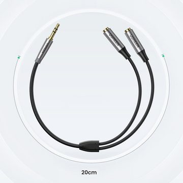 UGREEN Kabel AUX Verlängerungskabel 3,5mm Miniklinke 0,2m Audioadapter Audio-Kabel