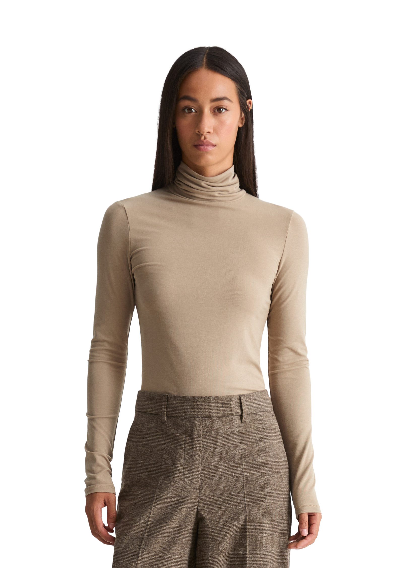 Marc O'Polo Langarmshirt aus TENCEL™ Modal-Stretch