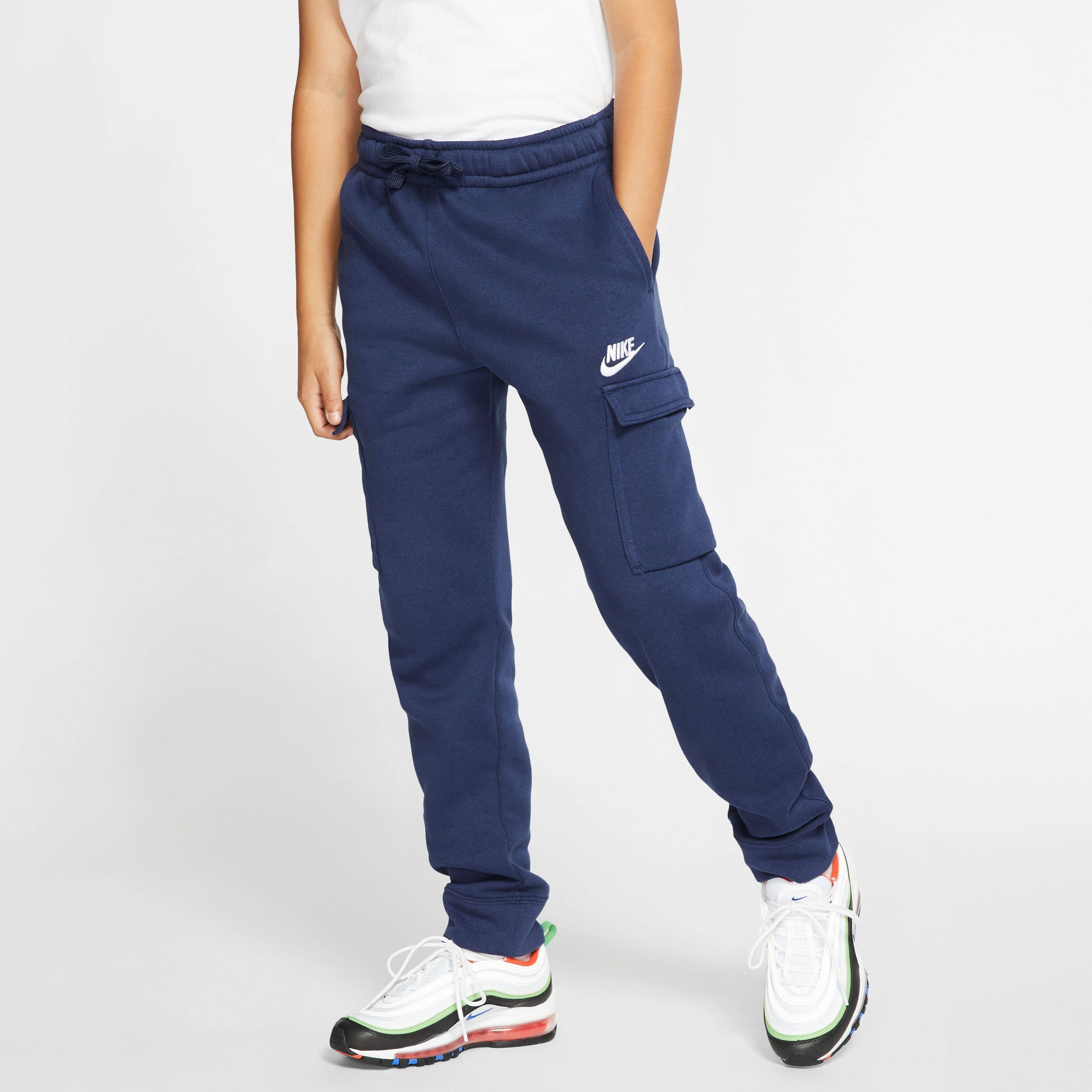 Nike Sportswear Jogginghose Club marine Pants Kids' (Boys) Big Cargo
