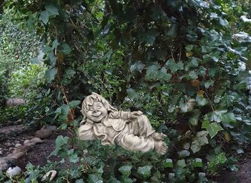 Fachhandel Plus Gartenfigur Wichtel liegend, (1 St), aus Kunstharz (Polyresin), für In- und Outdoor