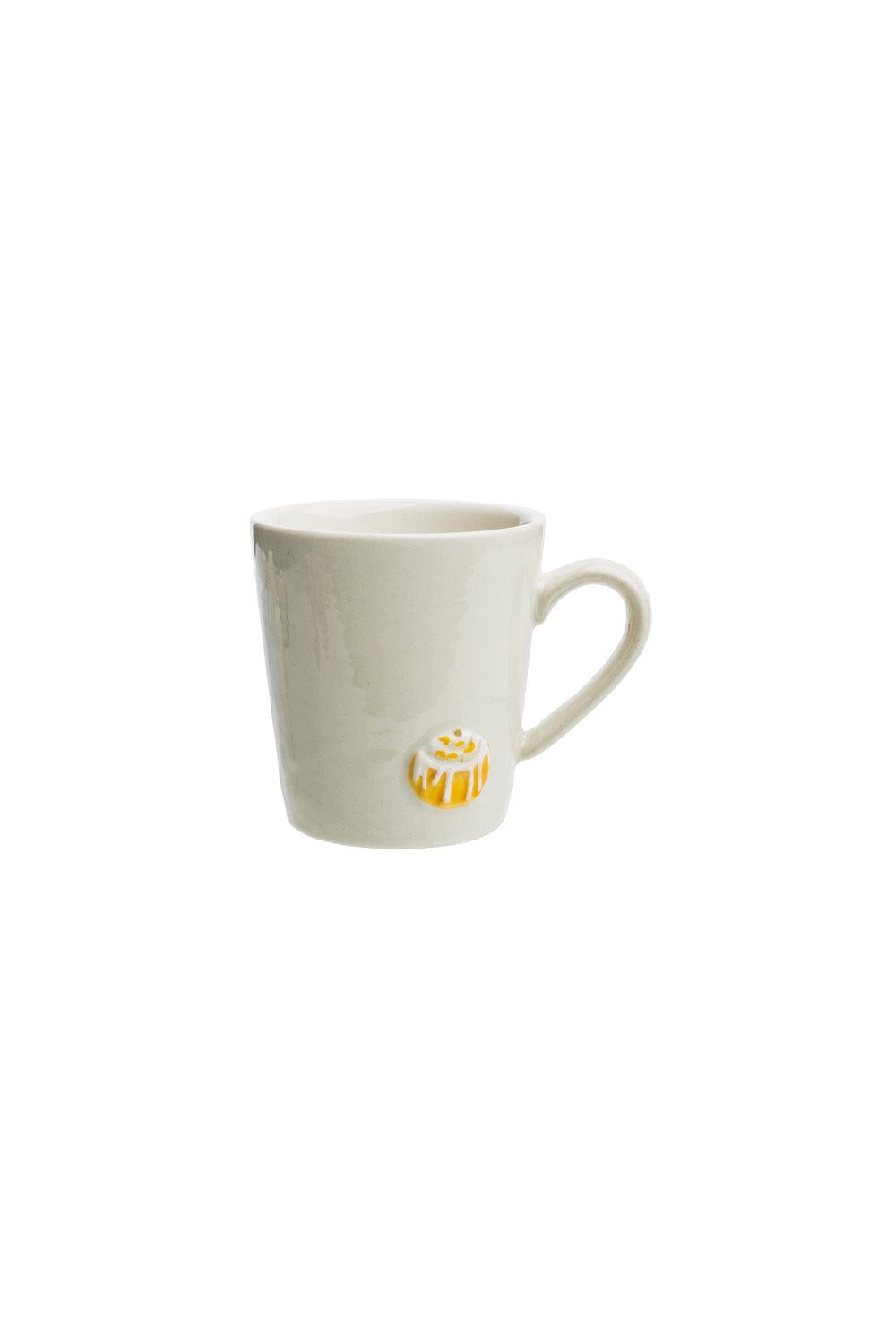 Tranquillo Espressotasse aus Steinzeug 80ml & passender Untertasse BRUNETTEA spülmaschinenfest