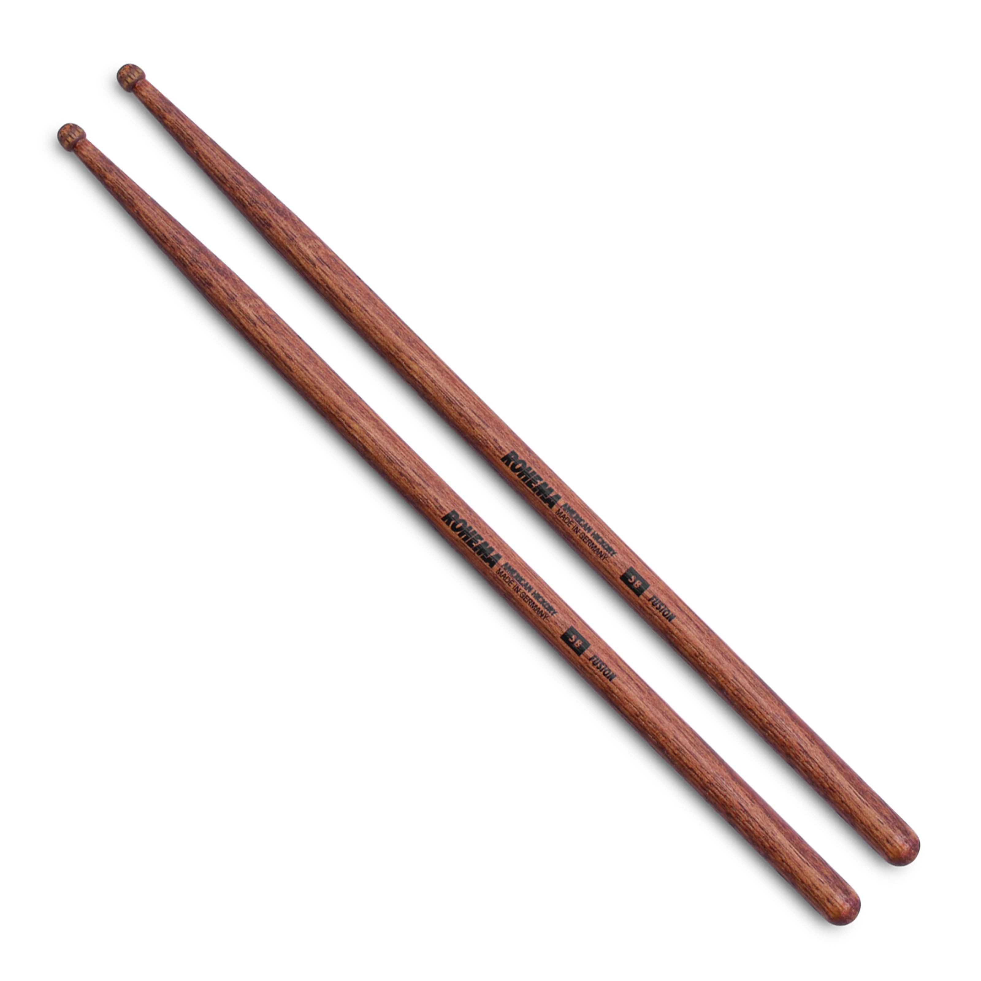 Rohema Drumsticks (Sticks, Beater und Mallets, Drumsticks Holztip), 5B Fusion Hickory Sticks - Drumsticks