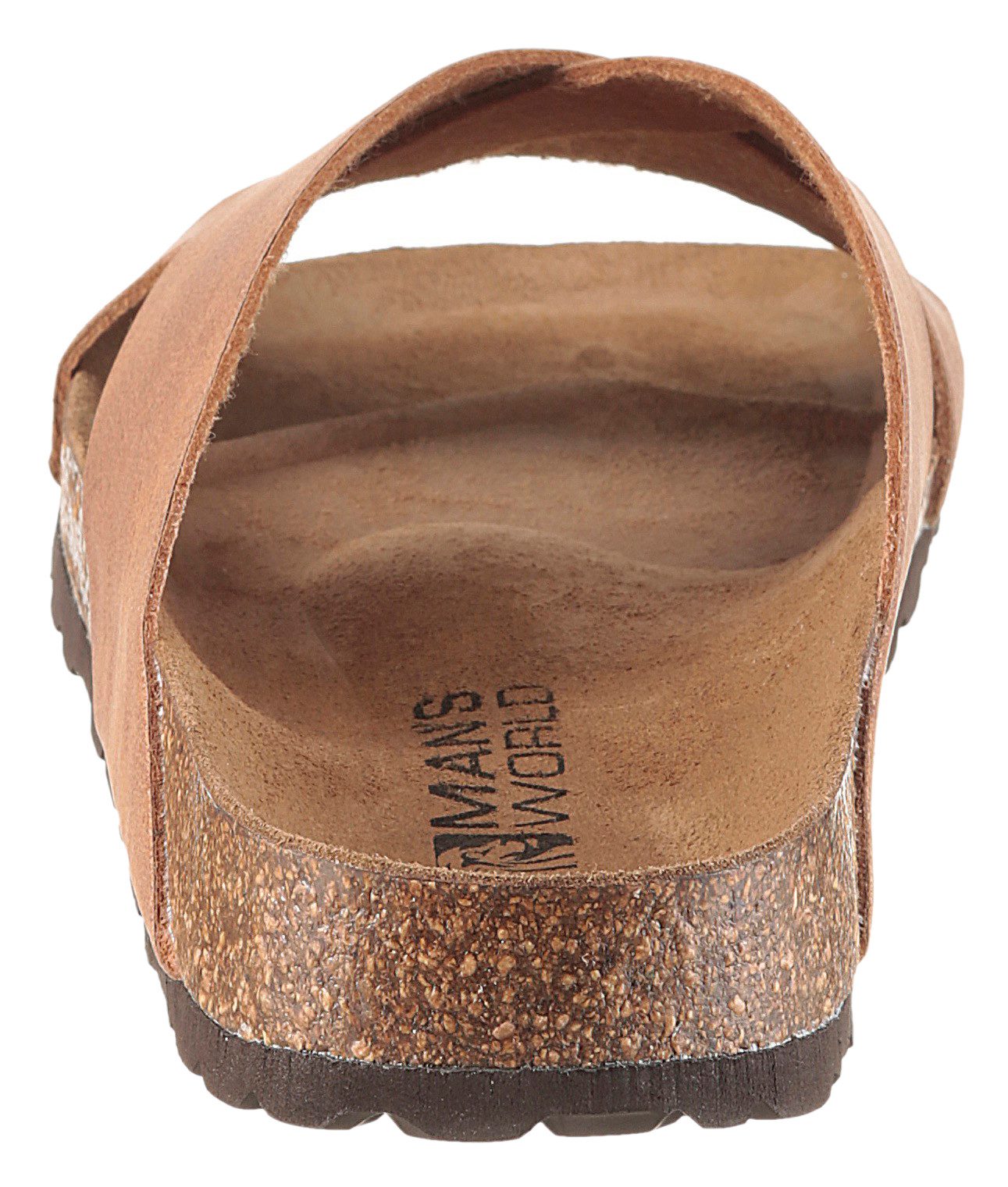 Man's World Pantolette Sommerschuh, Strandschuh, Hausschuh mit Fußbett