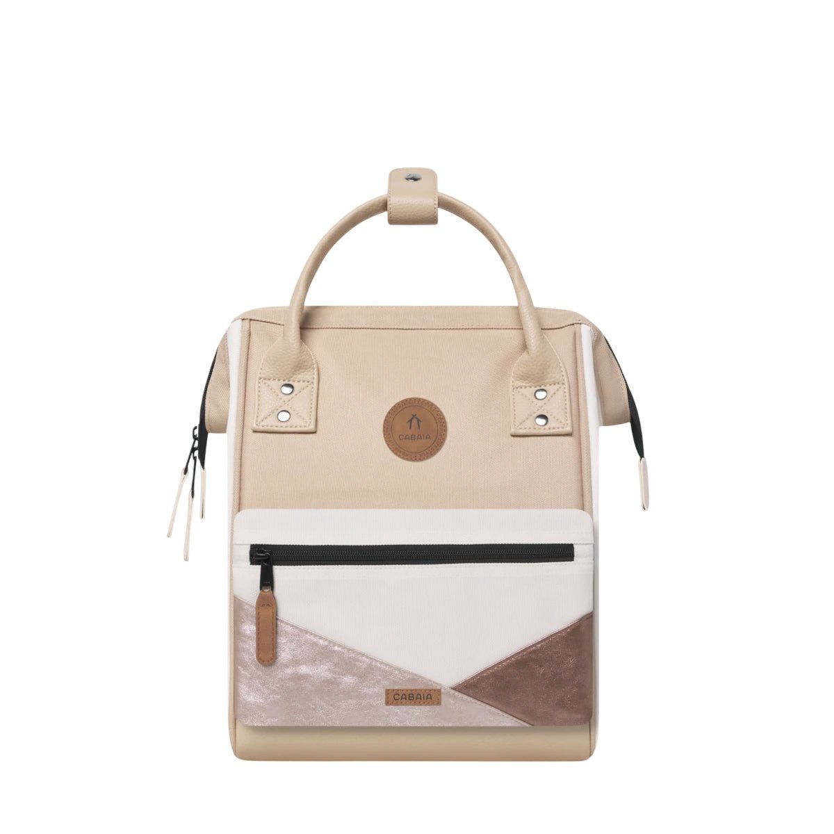CABAIA Rucksack Arcachon (Set, 3-tlg., inkl. 2 auswechselbaren Vordertaschen), Tagesrucksack mit austauschbaren Vordertaschen
