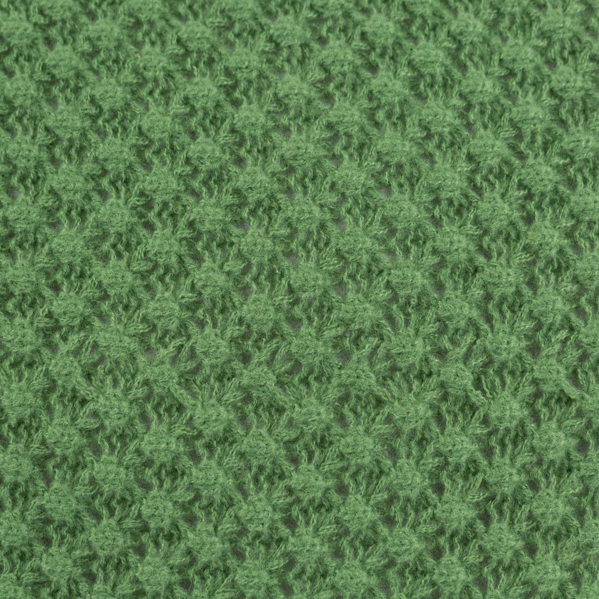 LEBEN. Kissen Perlmuster Dekokissen Deko 40x40cm Wolle grün SCHÖNER aus einfarbig