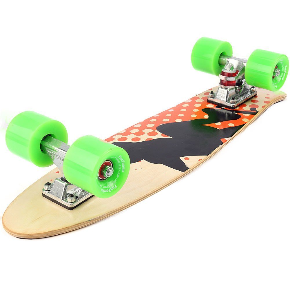 FunTomia Miniskateboard Mini-Board Skateboard mit Mach1 ABEC-9 Kugellager aus Ahornholz