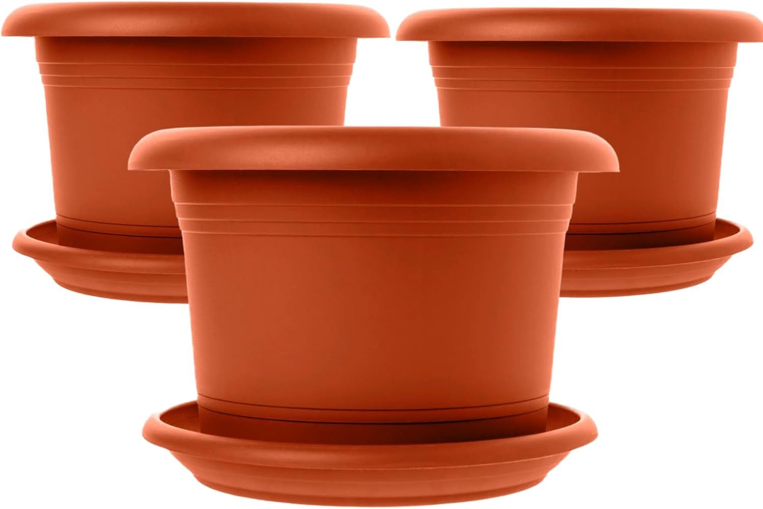 Centi Pflanzkübel Terracotta-Blumentopf Groß mit Untersetzer günstig online kaufen