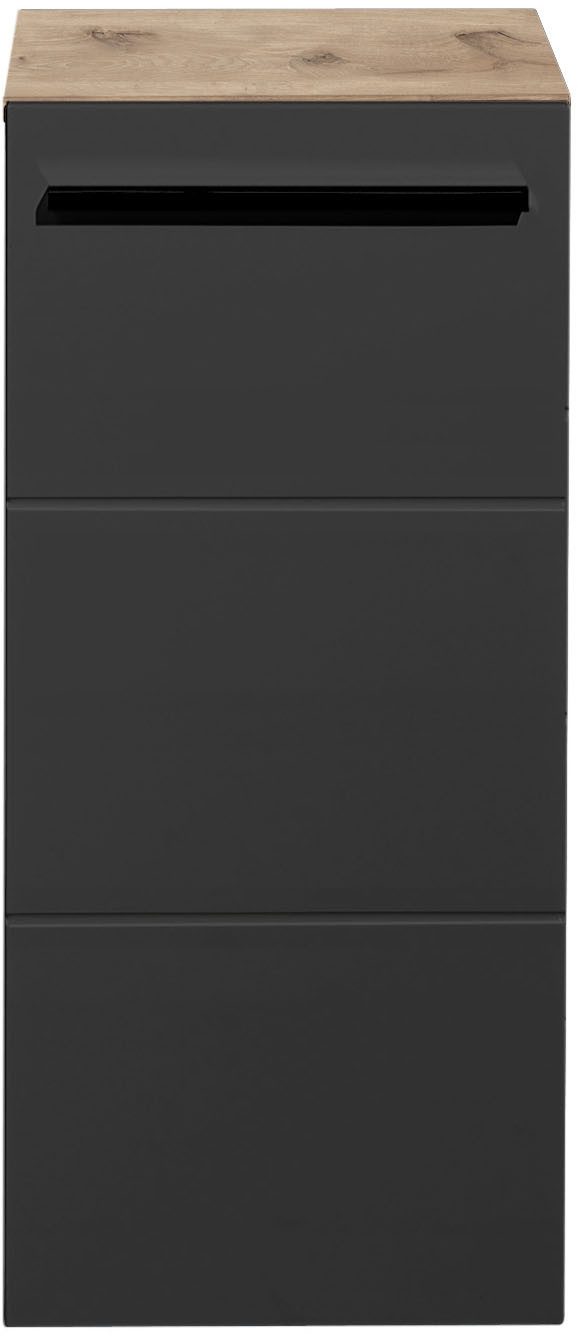 schwarz matt/viking oak