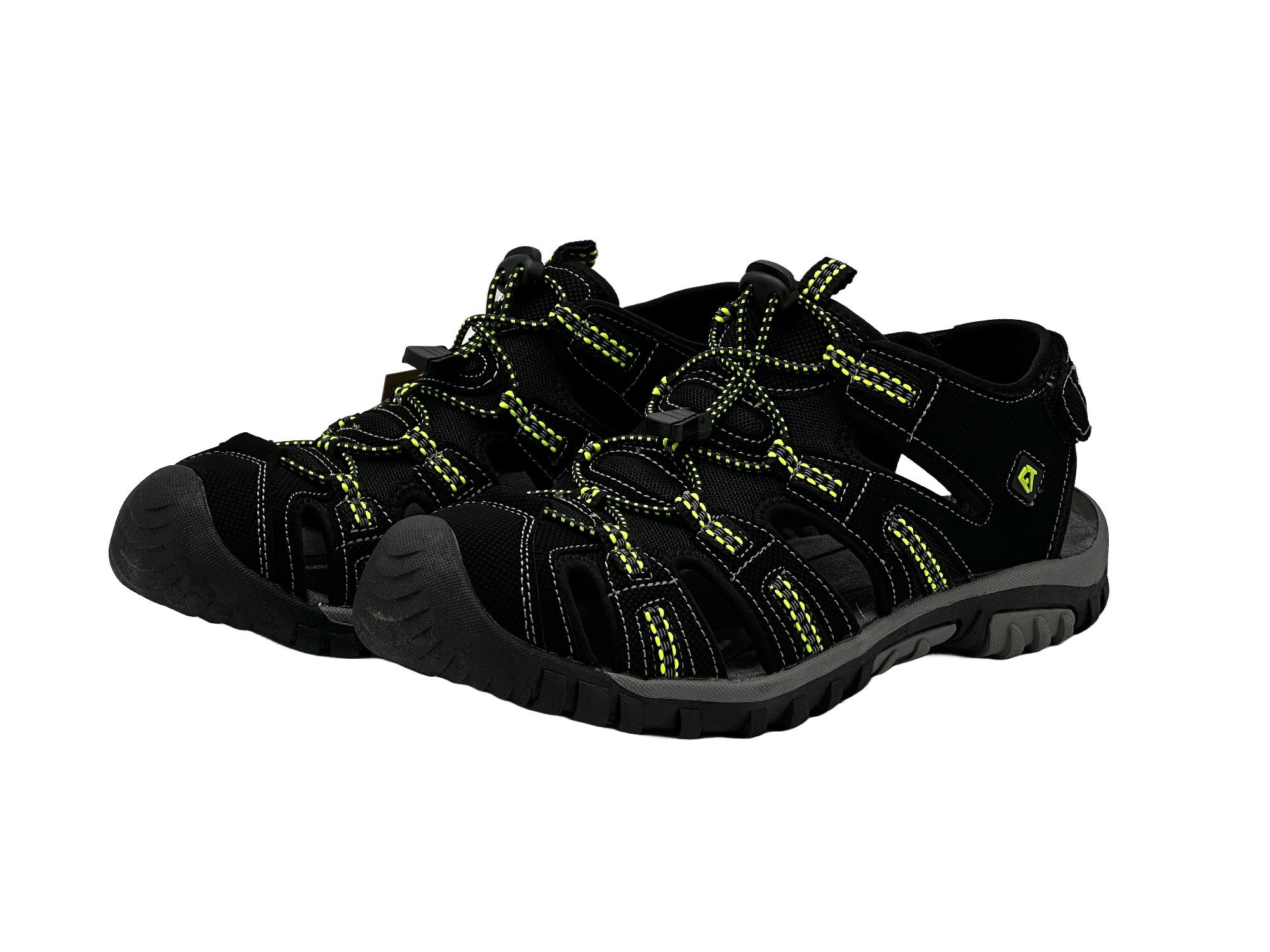 Nowaland Trekkingsandalen mit Zehenschutz und Klettverschluss Trekkingsandale Funktionale Trekkingsandalen mit geschlossener Front und gutem Grip
