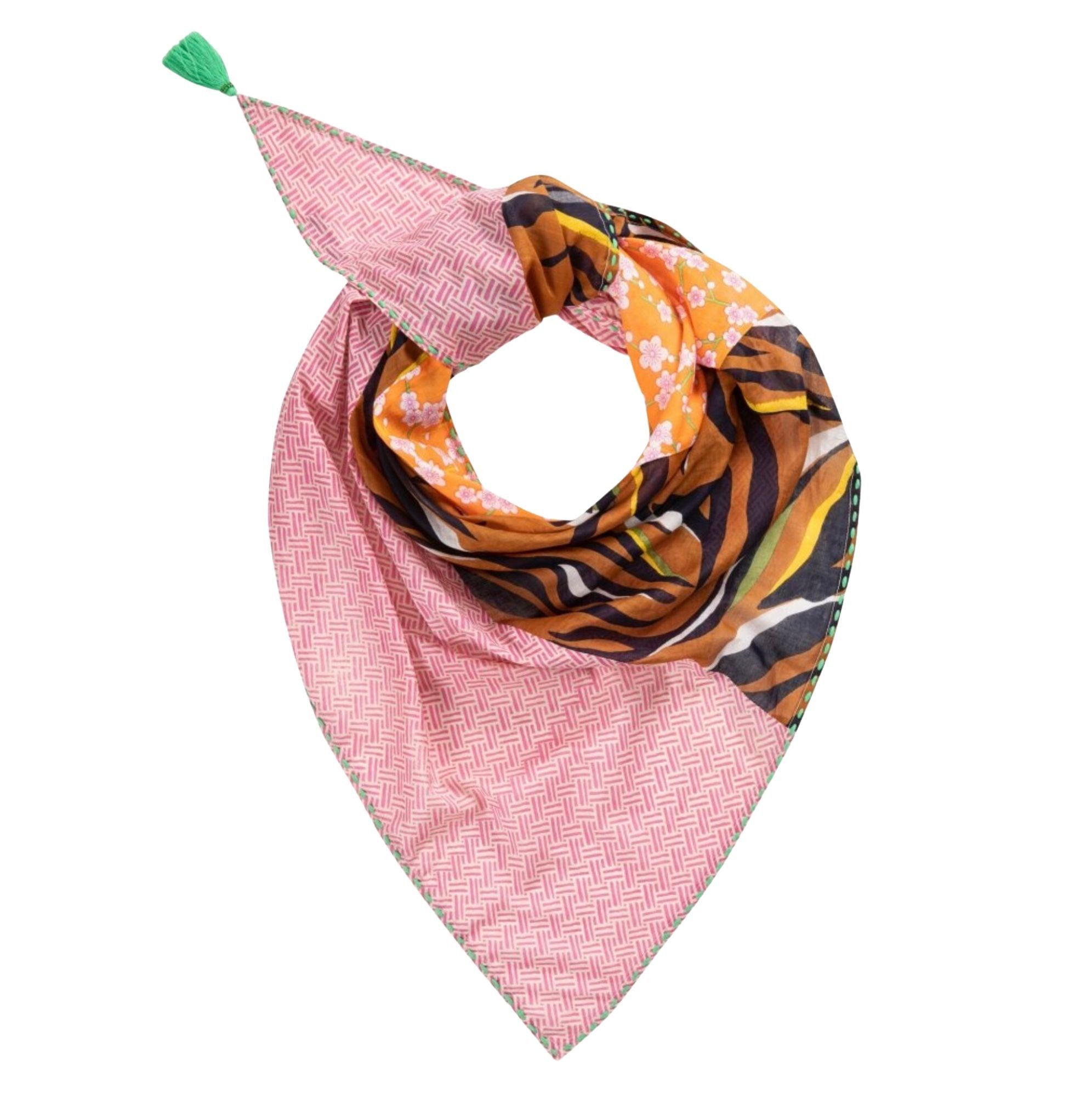 Dreieckstuch Codello Dreieckstuch in pink orange
