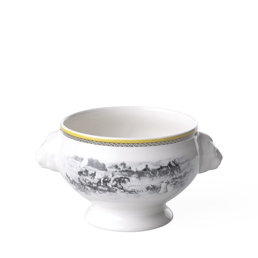 Villeroy & Boch Müslischale Audun Ferme Bol Lion, Porzellan, (1-tlg), Premium Porcelain, mikrow.- & spülm.sicher, Made in Germany