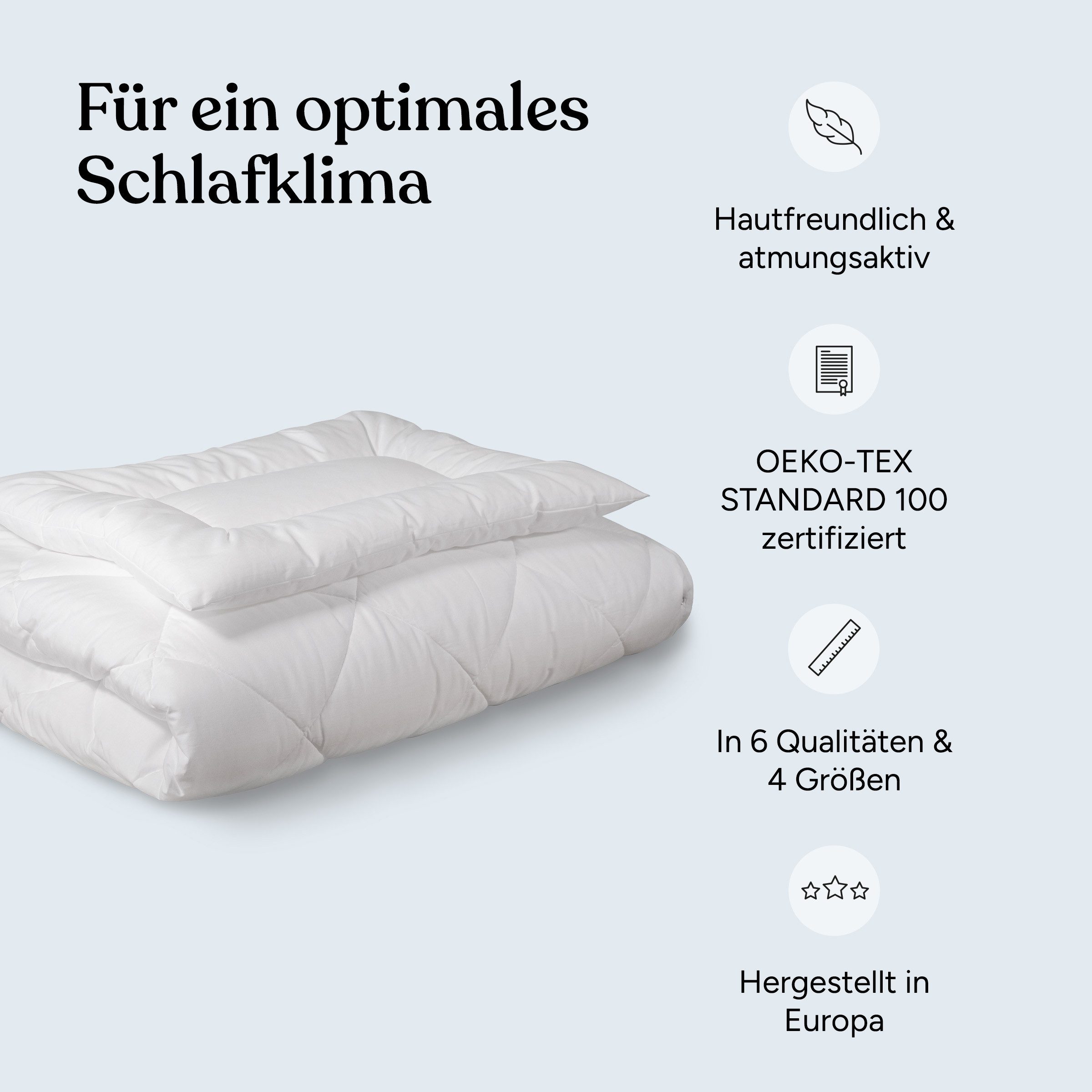 Ehrenkind Steppbett + Kopfkissen Kinder-Steppbetten-Set in verschiedenen Ausführungen, Decke + Kissen, Bezug: Kinder-Set