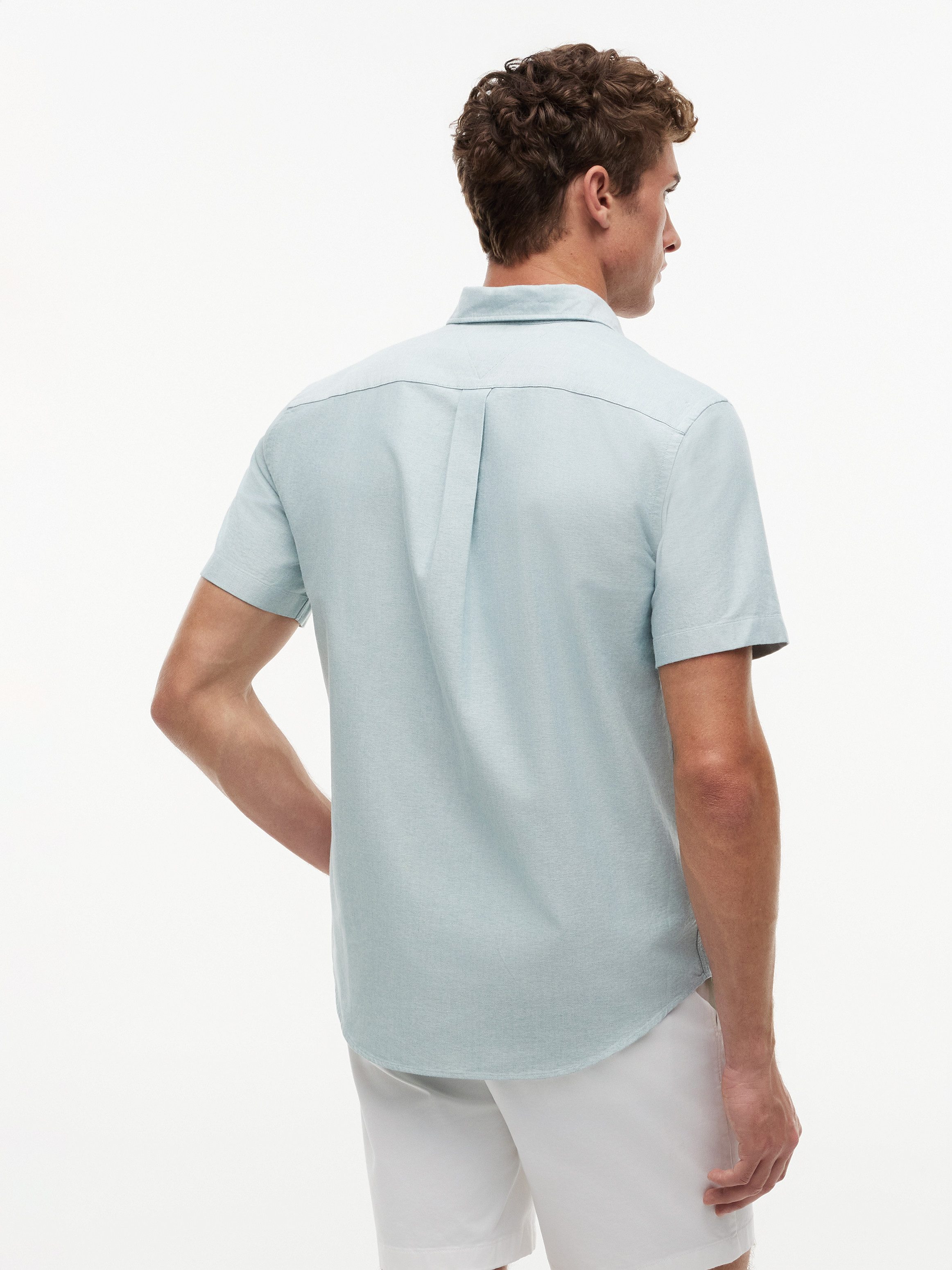 Tommy Hilfiger Kurzarmhemd HERITAGE OXFORD RF SHIRT S/S mit Button-down-Kragen, Regular Fit