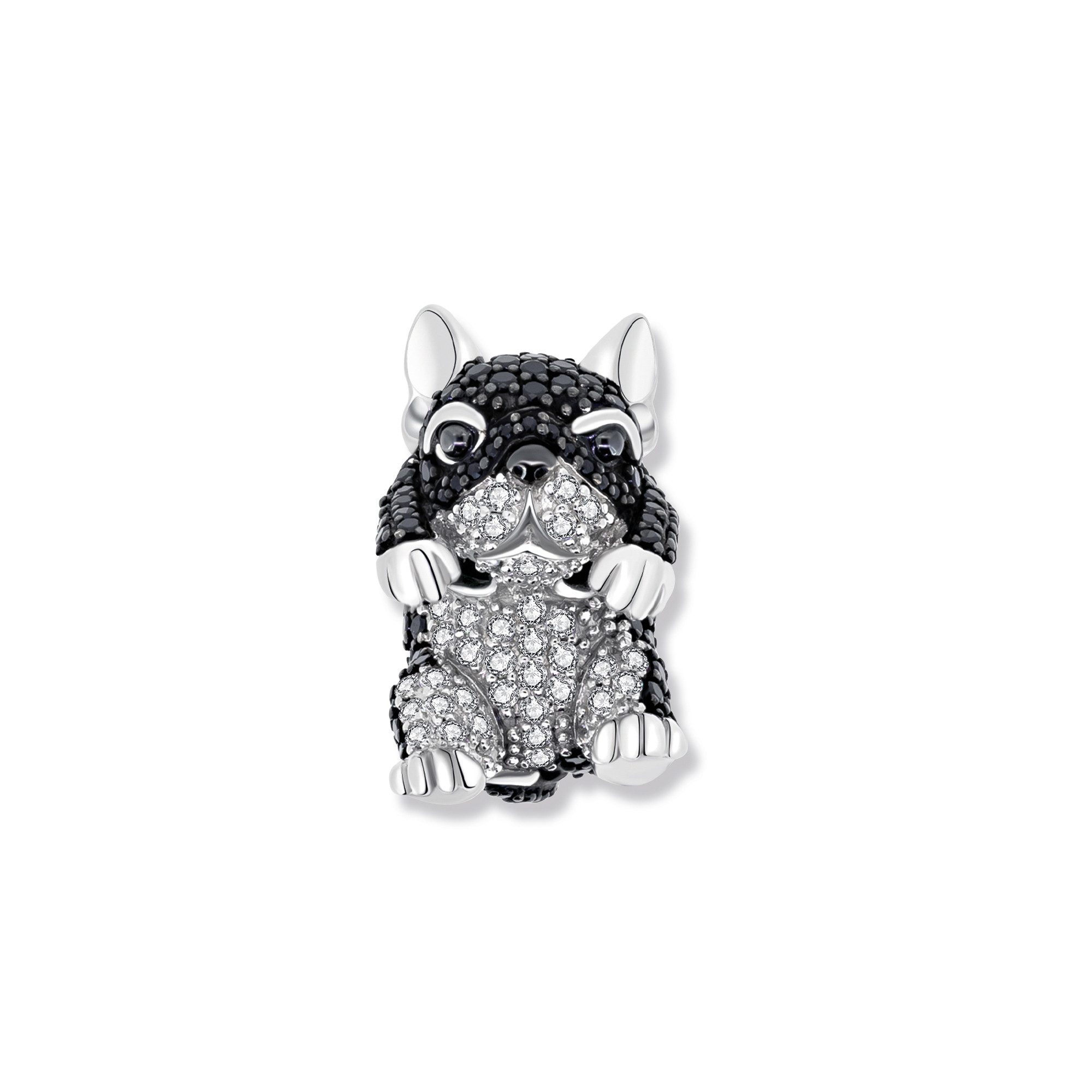 Seinerzeit FLORA & FAUNA Кулоны Major Hunde Anhänger (1-tlg), Material: 925 Sterling Silber, rhodiniert, geschwärzt