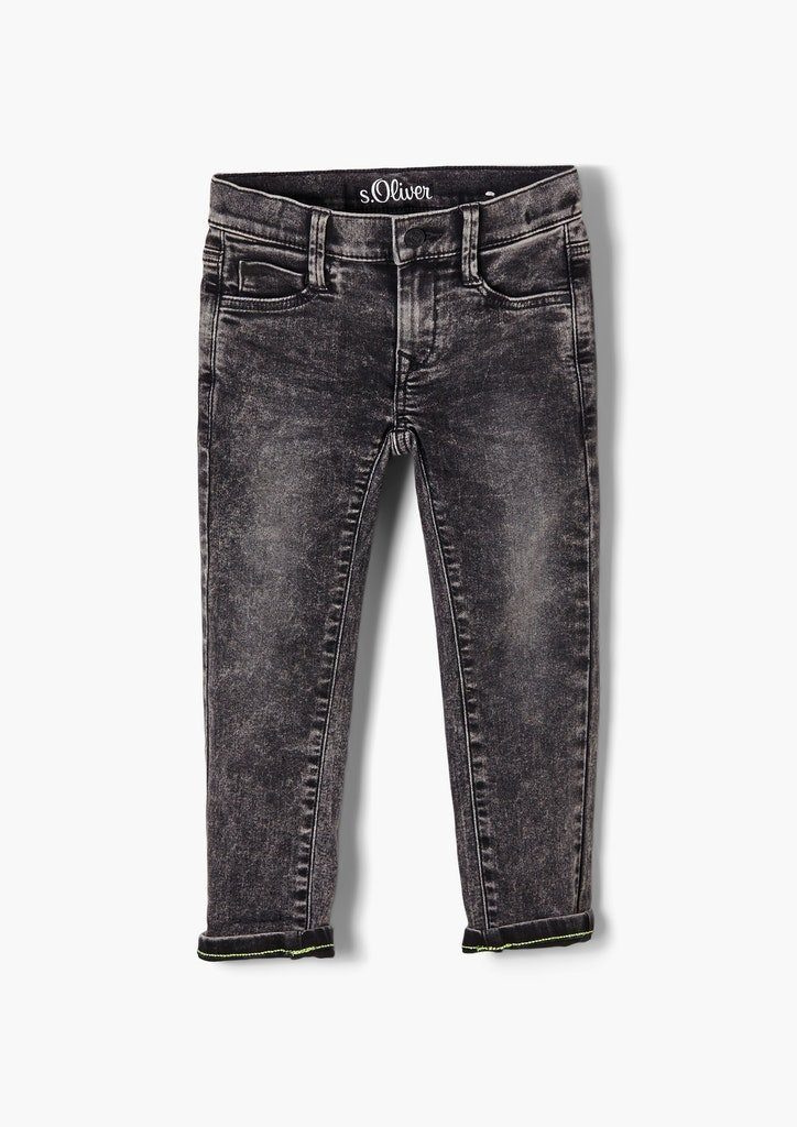 Regular-fit-Jeans Hose lang