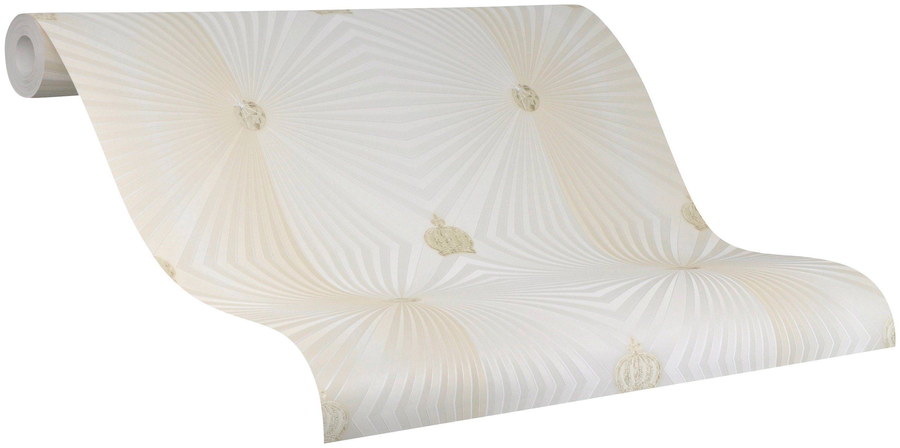 Glööckler Vliestapete, Glitzermuster, Motiv, glänzend, (1 St), moderne Tapete für Wohnzimmer Schlafzimmer Küche