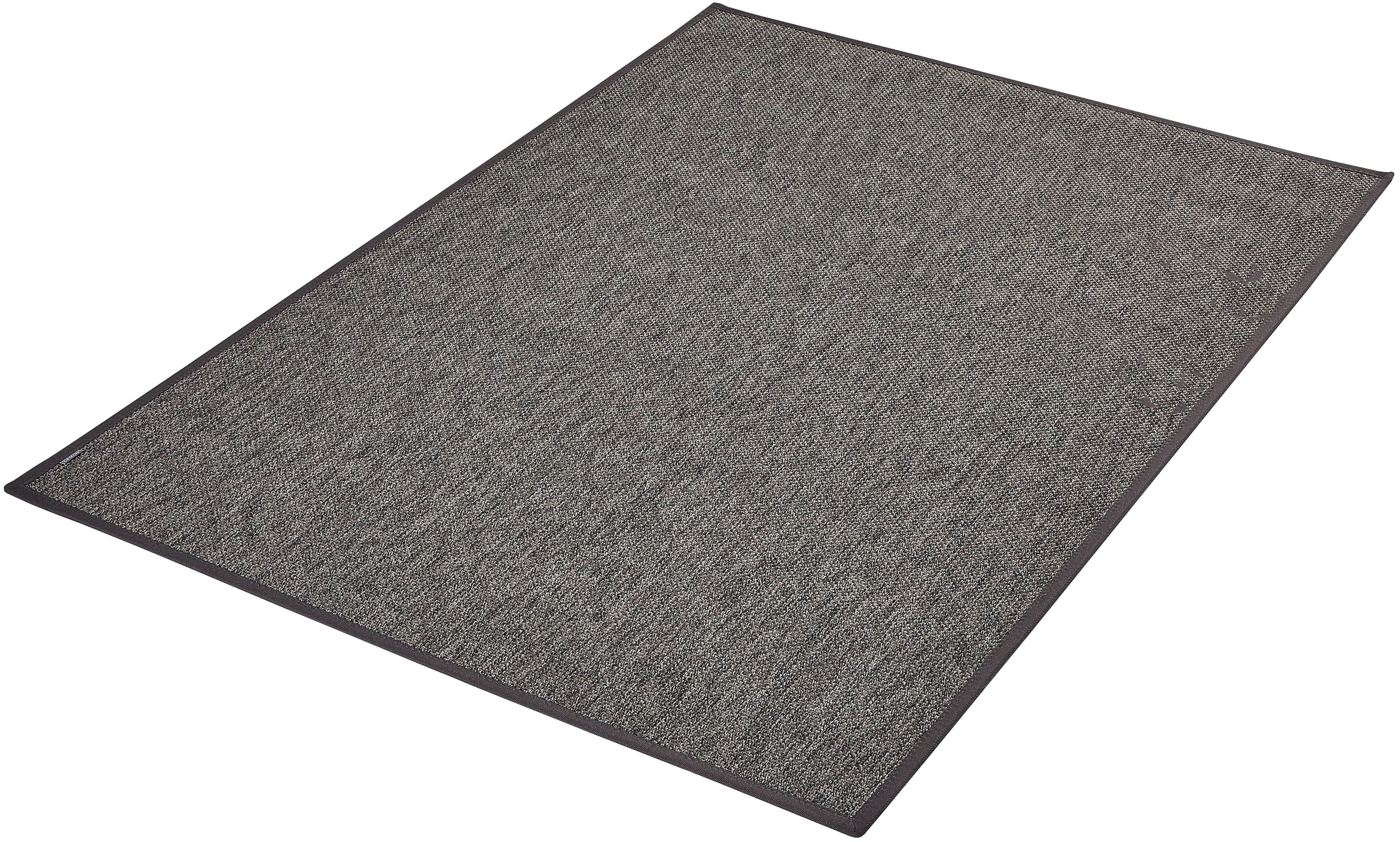 Teppichboden Naturino Prestige Spezial, Dekowe, rechteckig, Höhe: 10 mm, Flachgewebe, meliert, Sisal Optik, In- und Outdoor geeignet graphit
