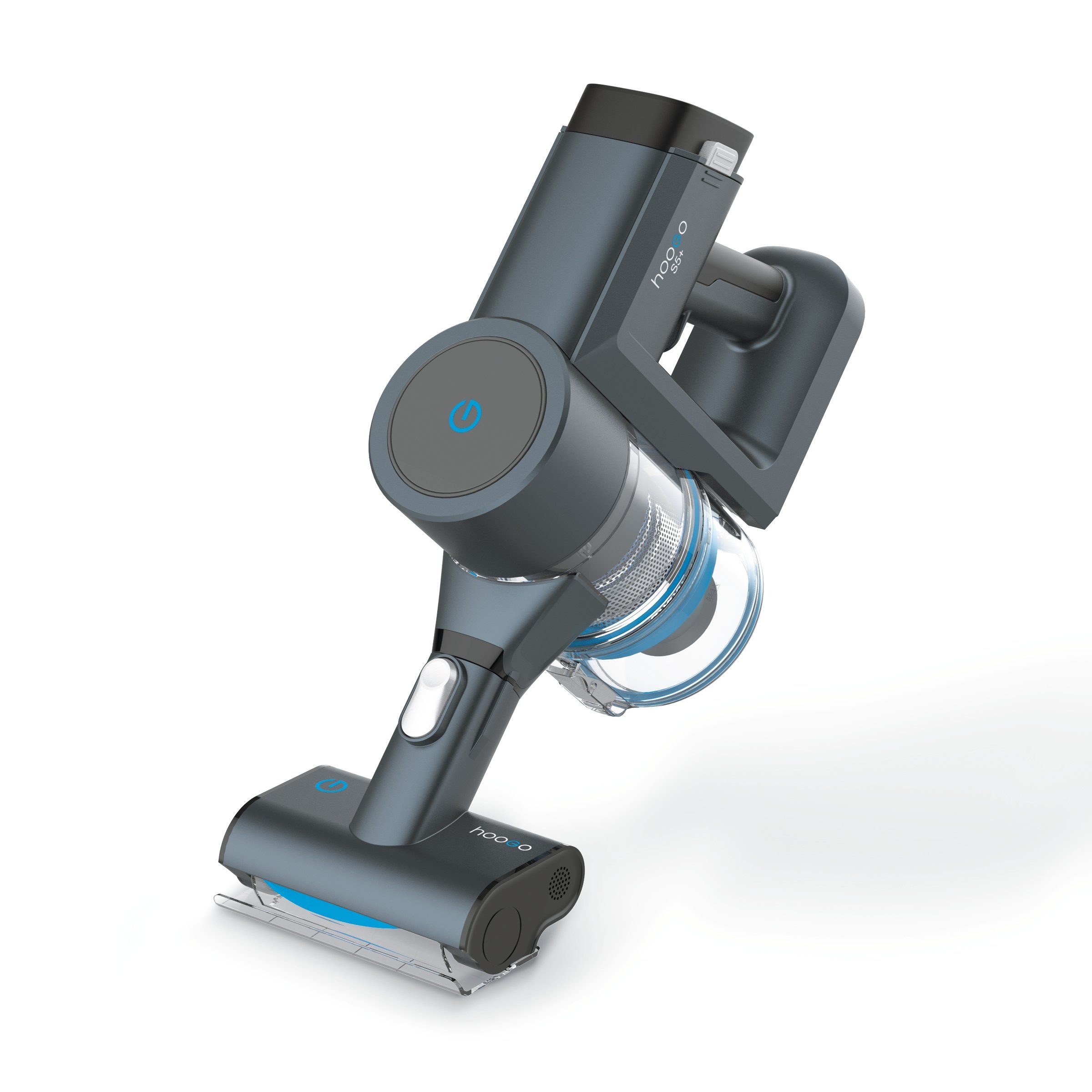 hoogo Akku-Stielstaubsauger S5+, 550,00 W, beutellos, optional mit Beutel, für Allergiker, Tierhaare, Qualität aus Deutschland