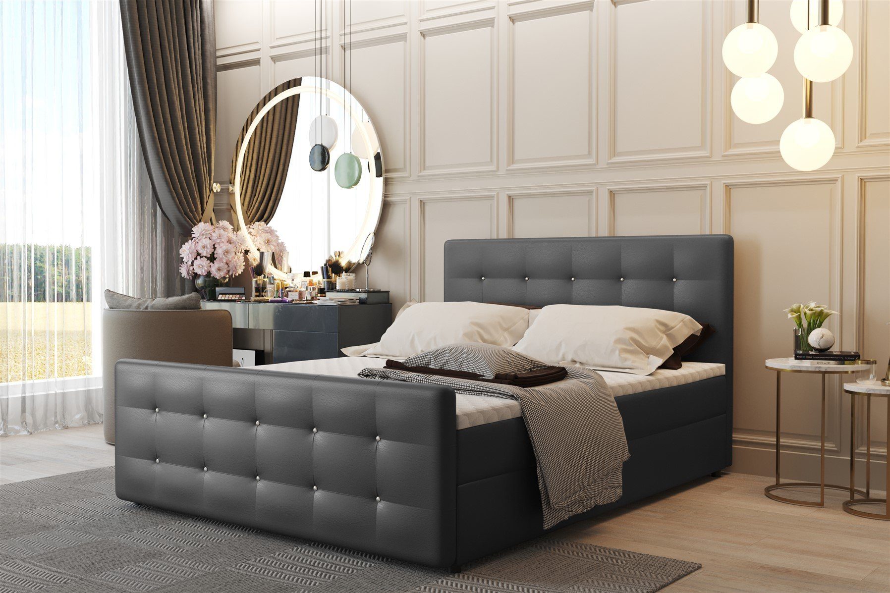 Fun Möbel Boxbett Schlafzimmerbett CARLOS in günstig online kaufen