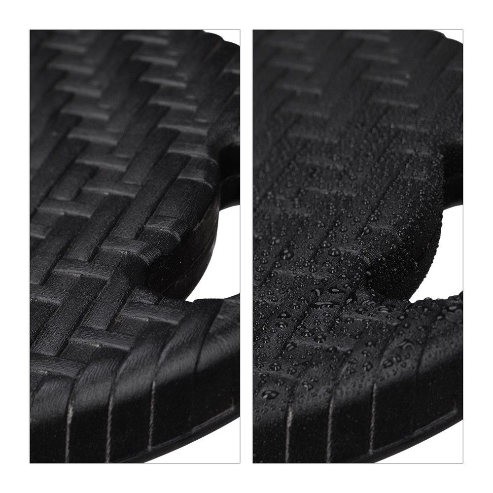 relaxdays Barhocker 2 Barhocker klappbar BASTIAN - schwarz