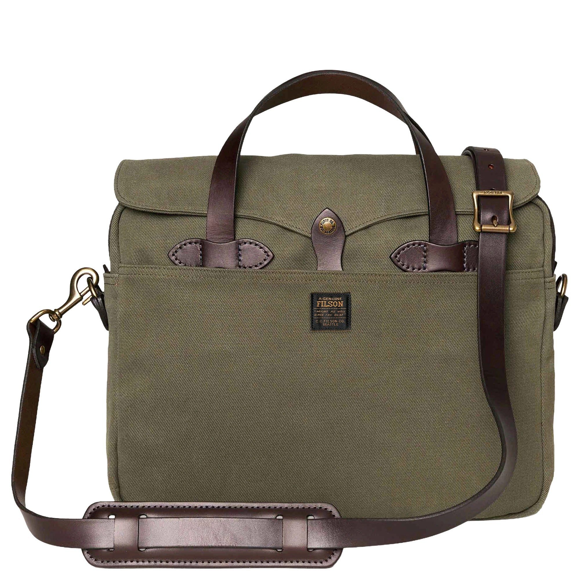 Filson Aktentasche Rugged Twill - Aktentasche 16" 40.5 cm (otter green)