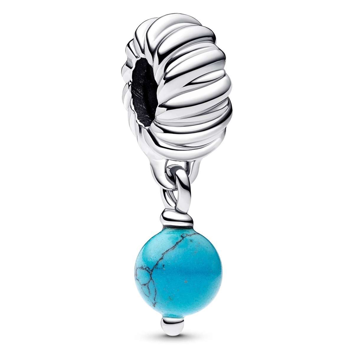 Pandora Charm-Einhänger 793901C01, Anhänger Silber Türkisfarben