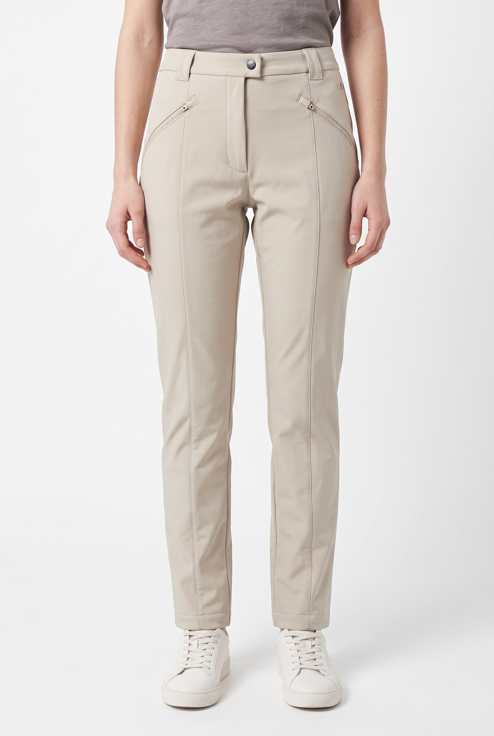 CMP Softshellhose WOMAN LONG PANT mit Elasthananteil, aus Polyester und Elasthan, in großen Größen
