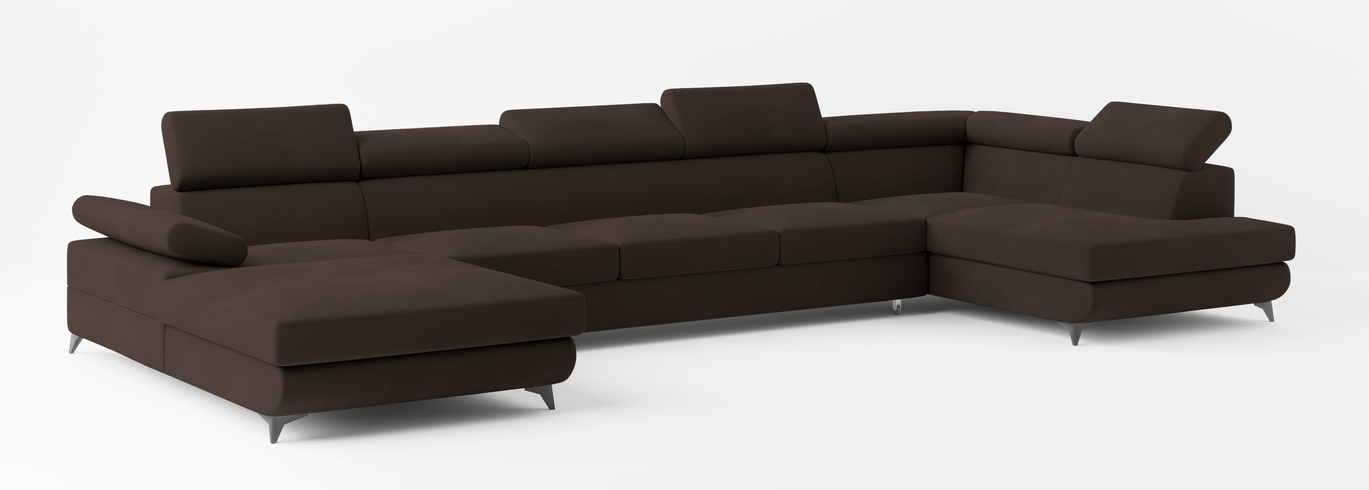 Masseno Ecksofa MONTIVA mit Schlaffunktion U-Form, günstig online kaufen