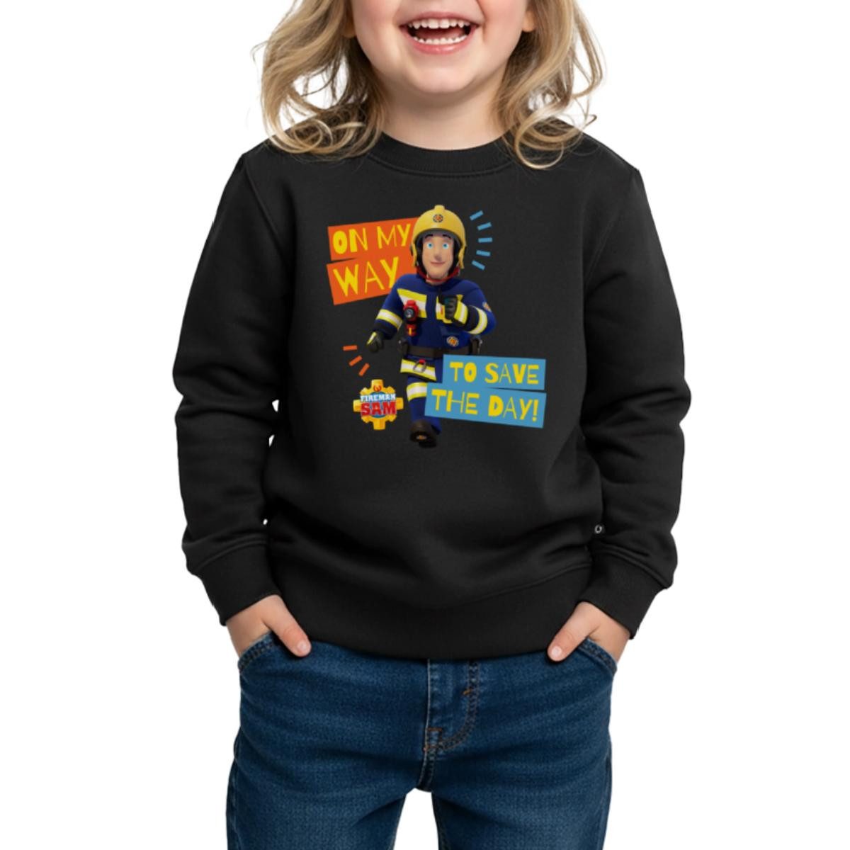 Sweatshirt Feuerwehrmann Sam™ On My Way To Save The Day Kinder Premium Pullover