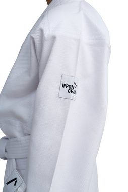 IPPONGEAR Judoanzug Beginner 2 (Kinderanzug), Gummizug & Schnürbund an der Hose I 190gr/m² Stoffdichte