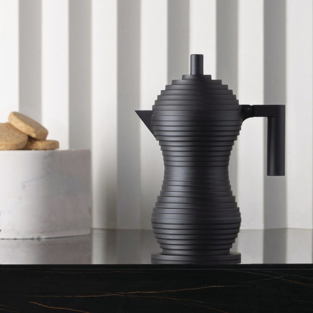 Alessi Espressokocher, 0.15l Kaffeekanne, Nicht für Induktion geeignet