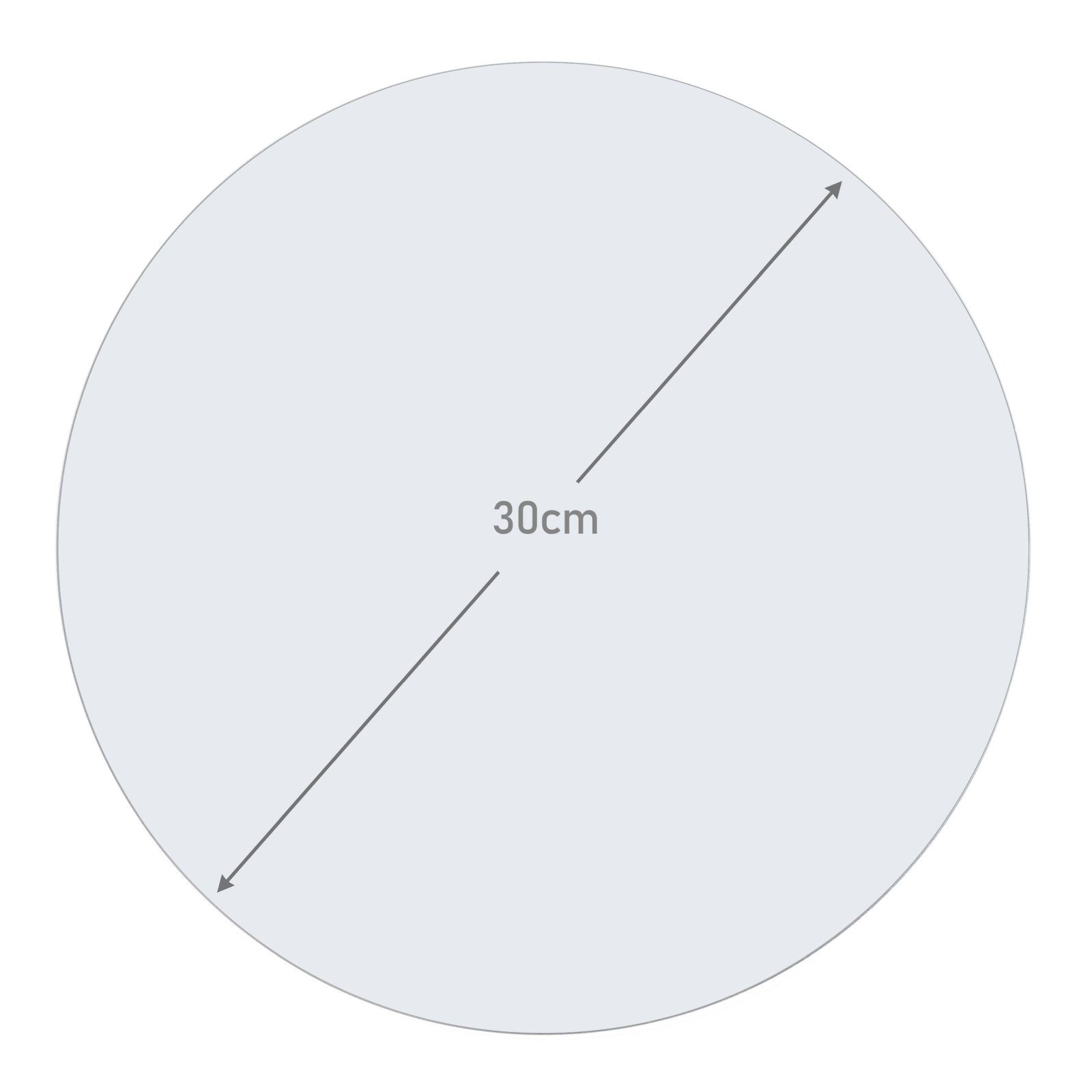 Durchmesser mit Wanduhr Primedeco mit Quarzuhrwerk - Mohnblumenstrauss aus Glas Rund und cm Wanduhr Motiv 30