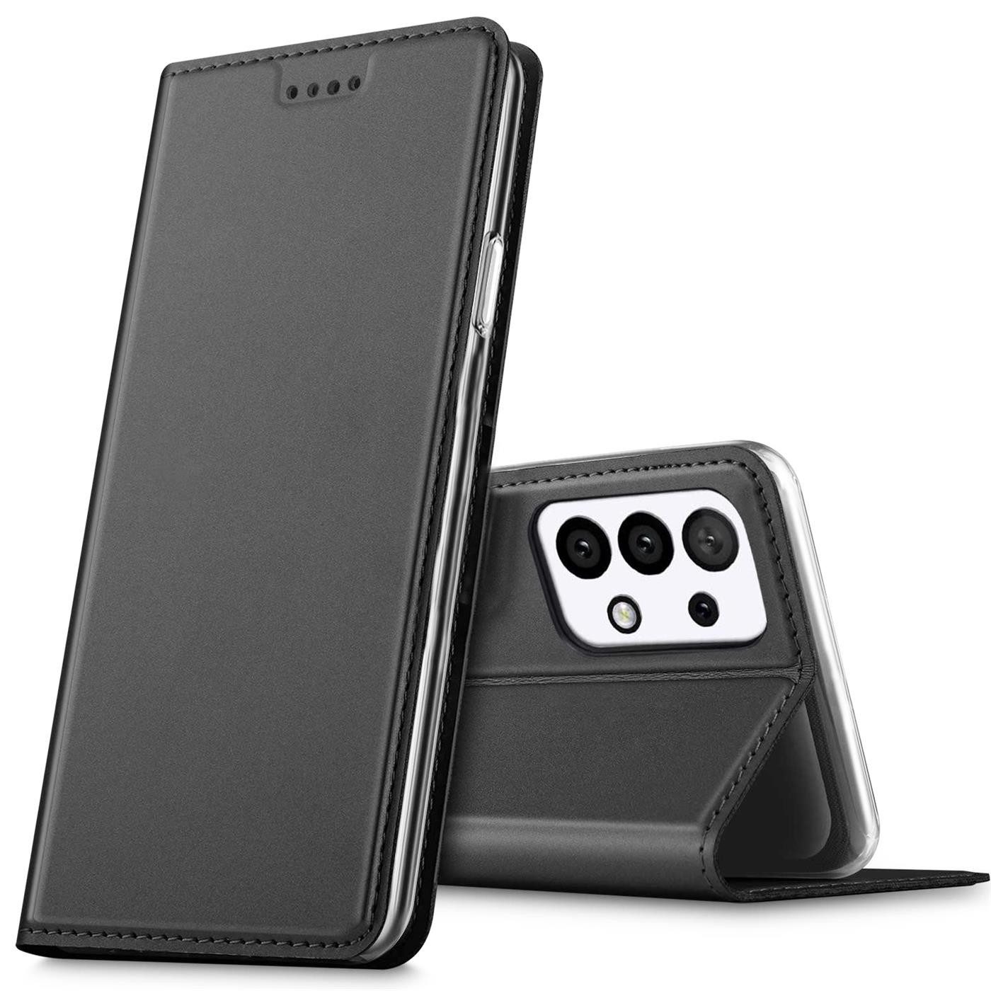 CoolGadget Handyhülle Magnet Case Handy Tasche für Samsung Galaxy A53 5G 6,5 Zoll, Hülle Klapphülle Ultra Slim Flip Cover für Samsung A53 5G Schutzhülle